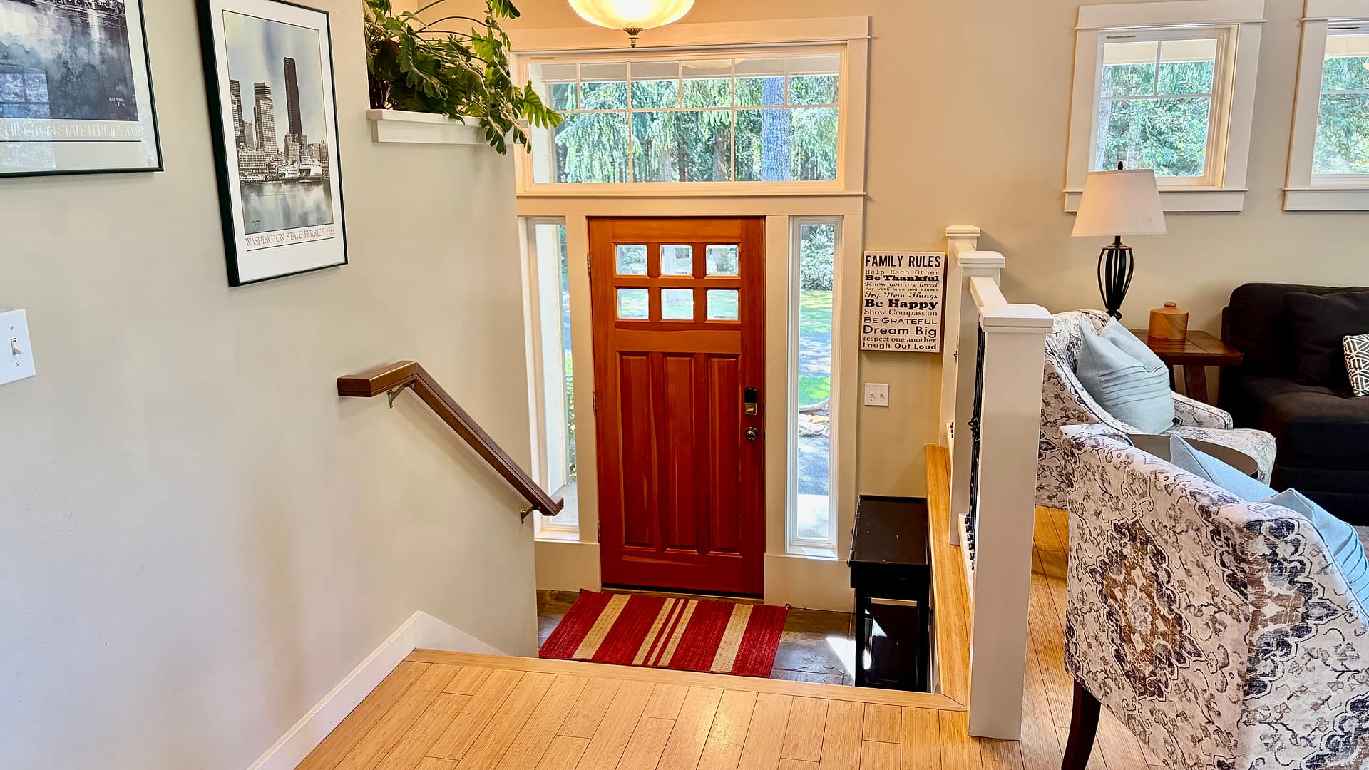 Front entry at Blue Mountain Retreat