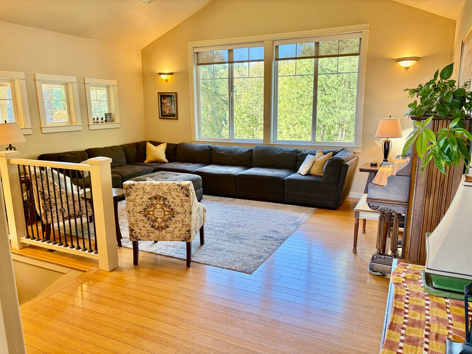 Main-floor living room